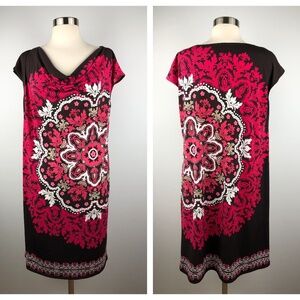 B. Calm Floral Tunic Dress Size 14